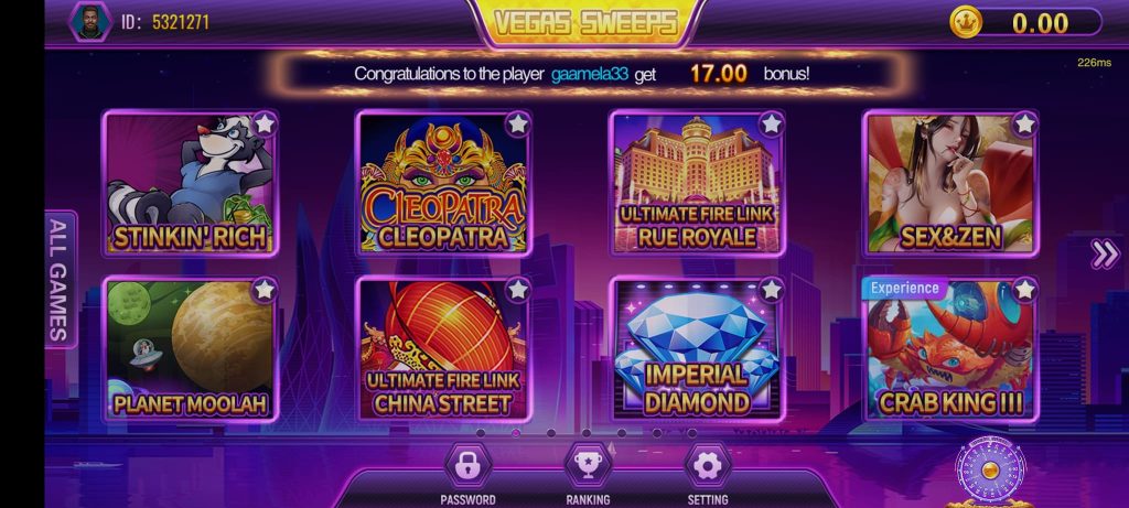 download vegas sweeps online casino application